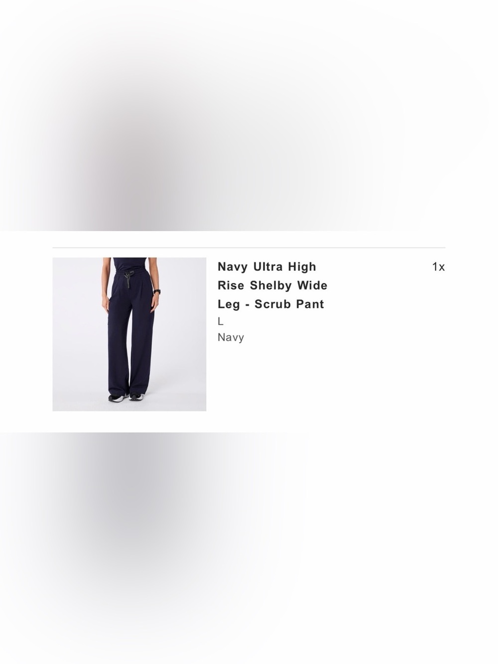 Figs Shelby Ultra High Rise Wide Leg Scrub Pants